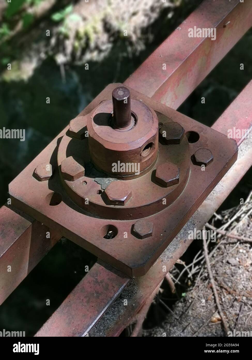 Wheel Valve Rusted Iron valve wheel hi-res stock photography and images - Alamy