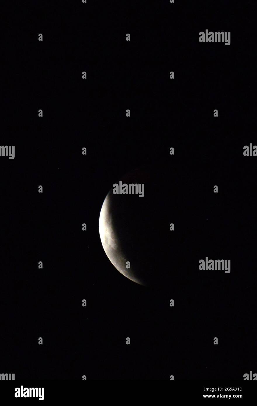 The may 2021 lunar eclipse stock photo alamy