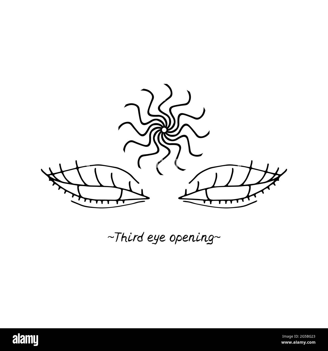 Third eye Black and White Stock Photos & Images - Alamy