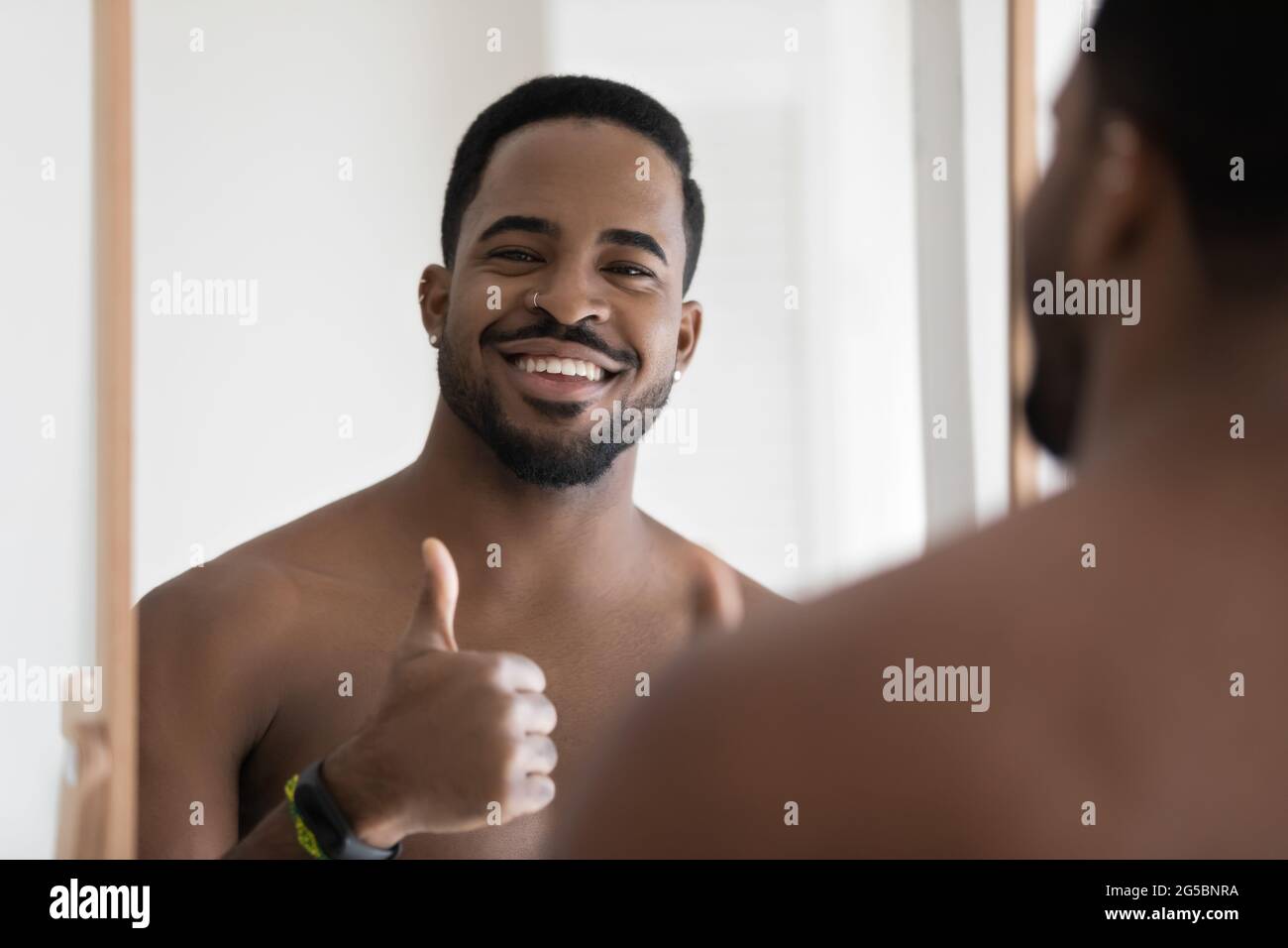 African black young male model hi-res stock photography and images - Alamy
