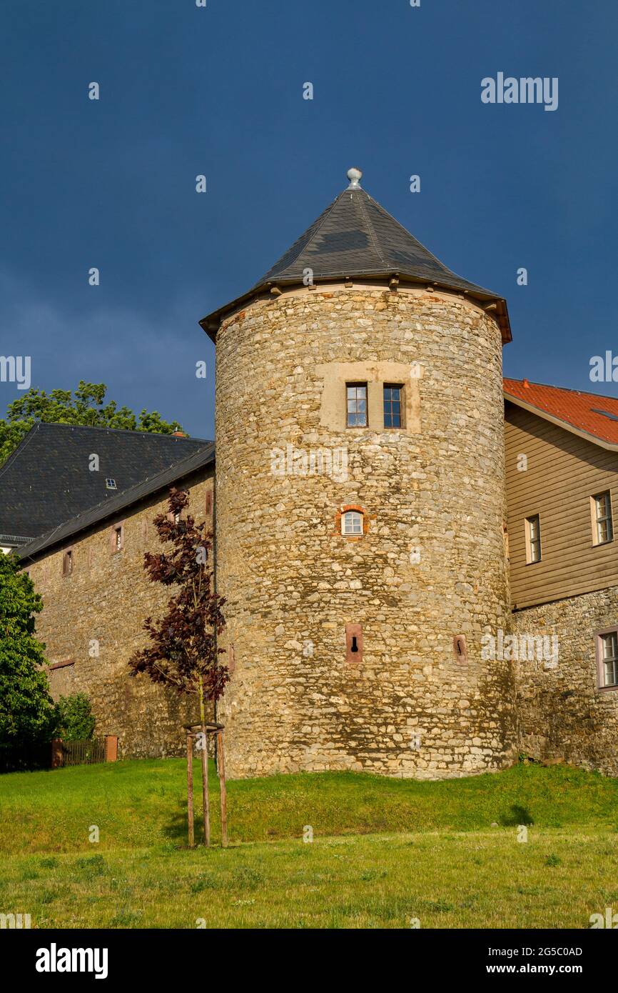 Harzgerode Schloss Harzgerode Harz Stock Photo - Alamy