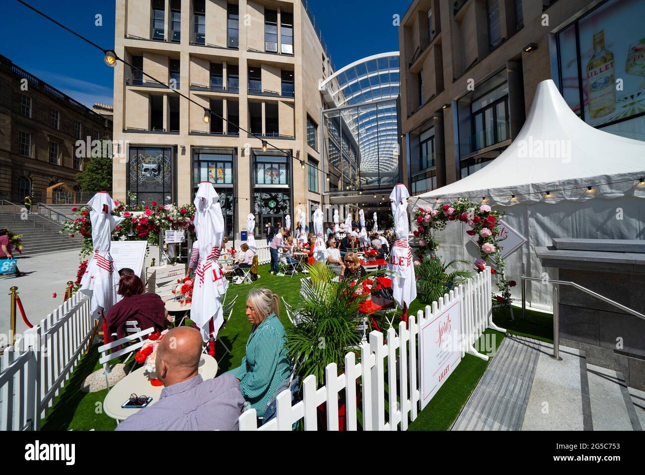 Edinburgh, Scotland, UK. 24 June 2021. First images of the new St James