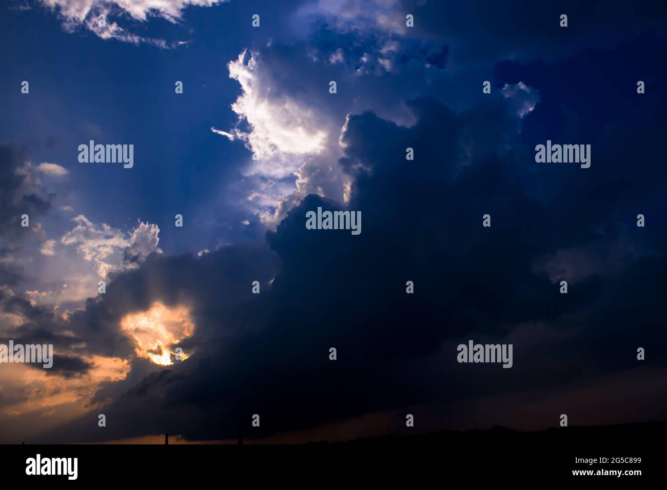 Stormy rain clouds background. Dark sky Stock Photo - Alamy