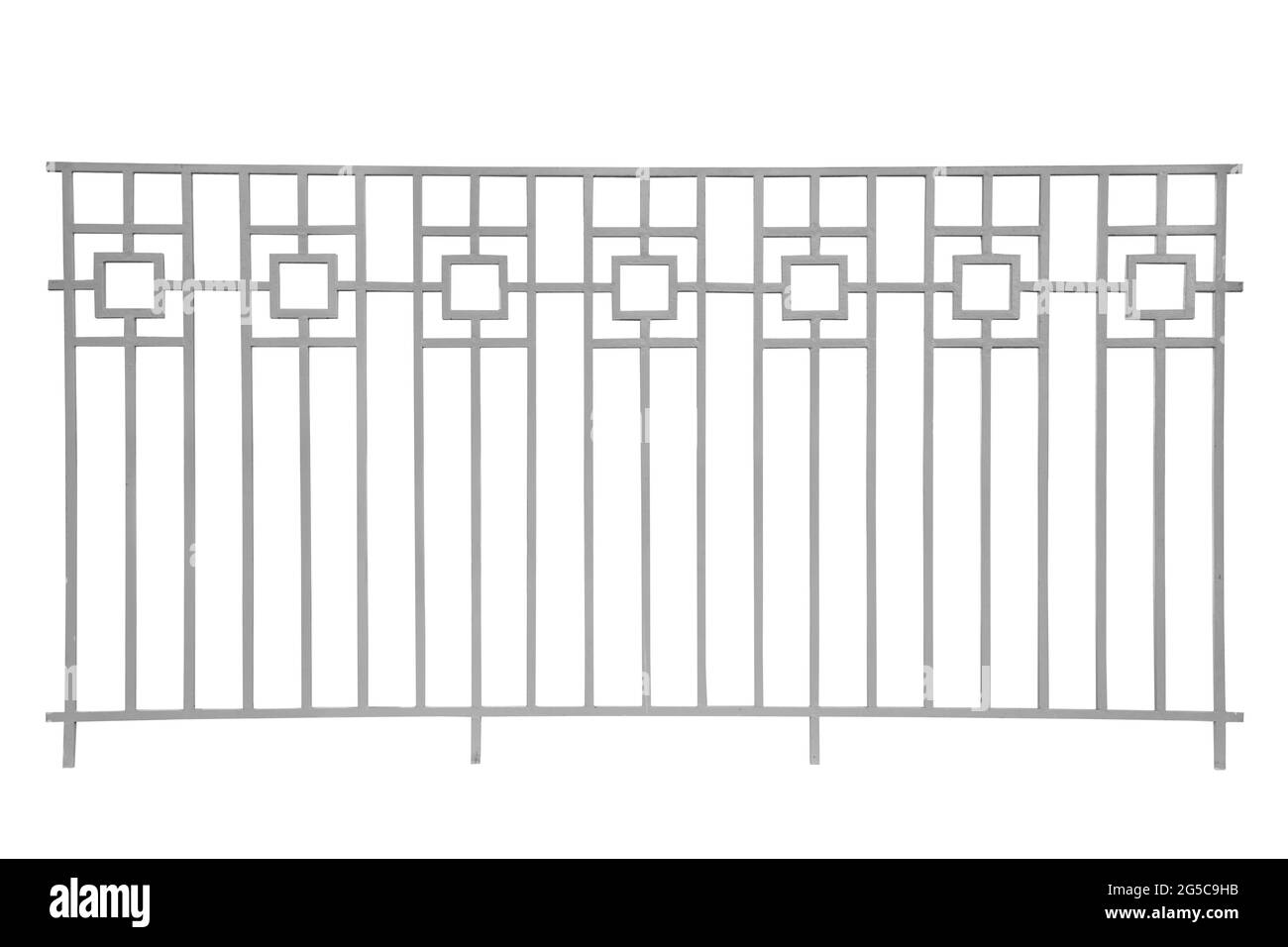 Cut Out Start Railing Steel railing isolated on white, with clipping path Stock Photo - Alamy