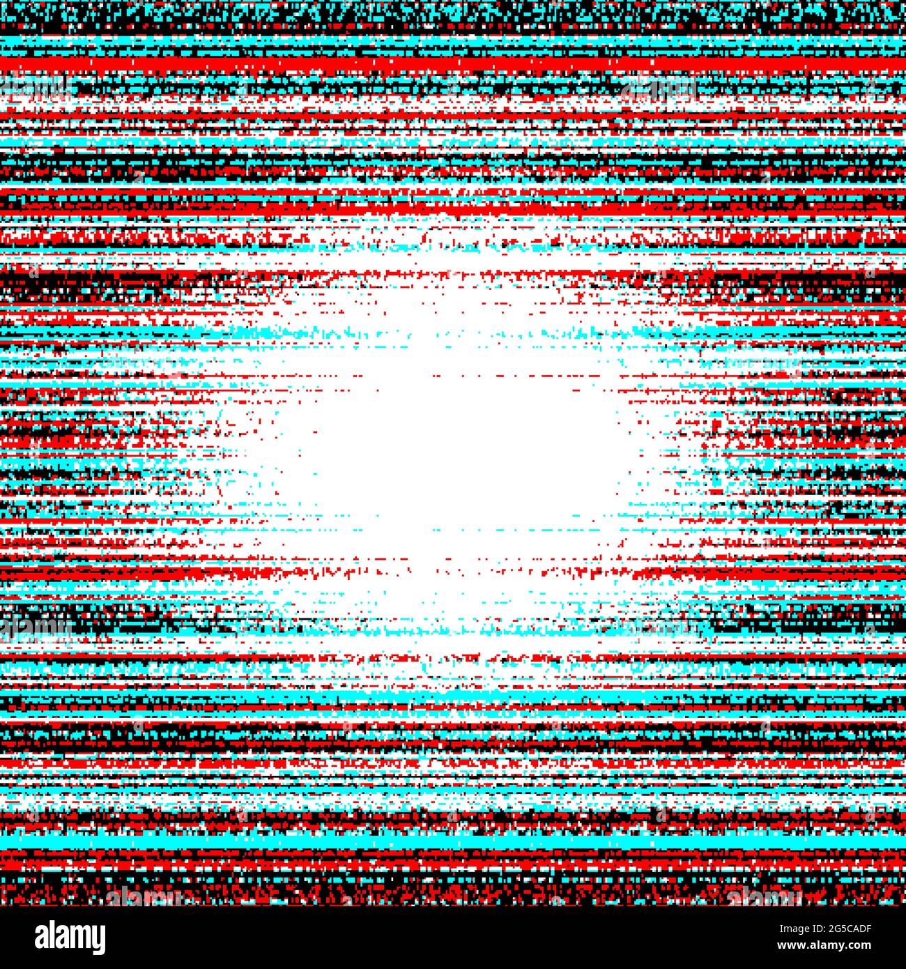 Glitch background. Unusual glitch vector backdrop. Computer screen