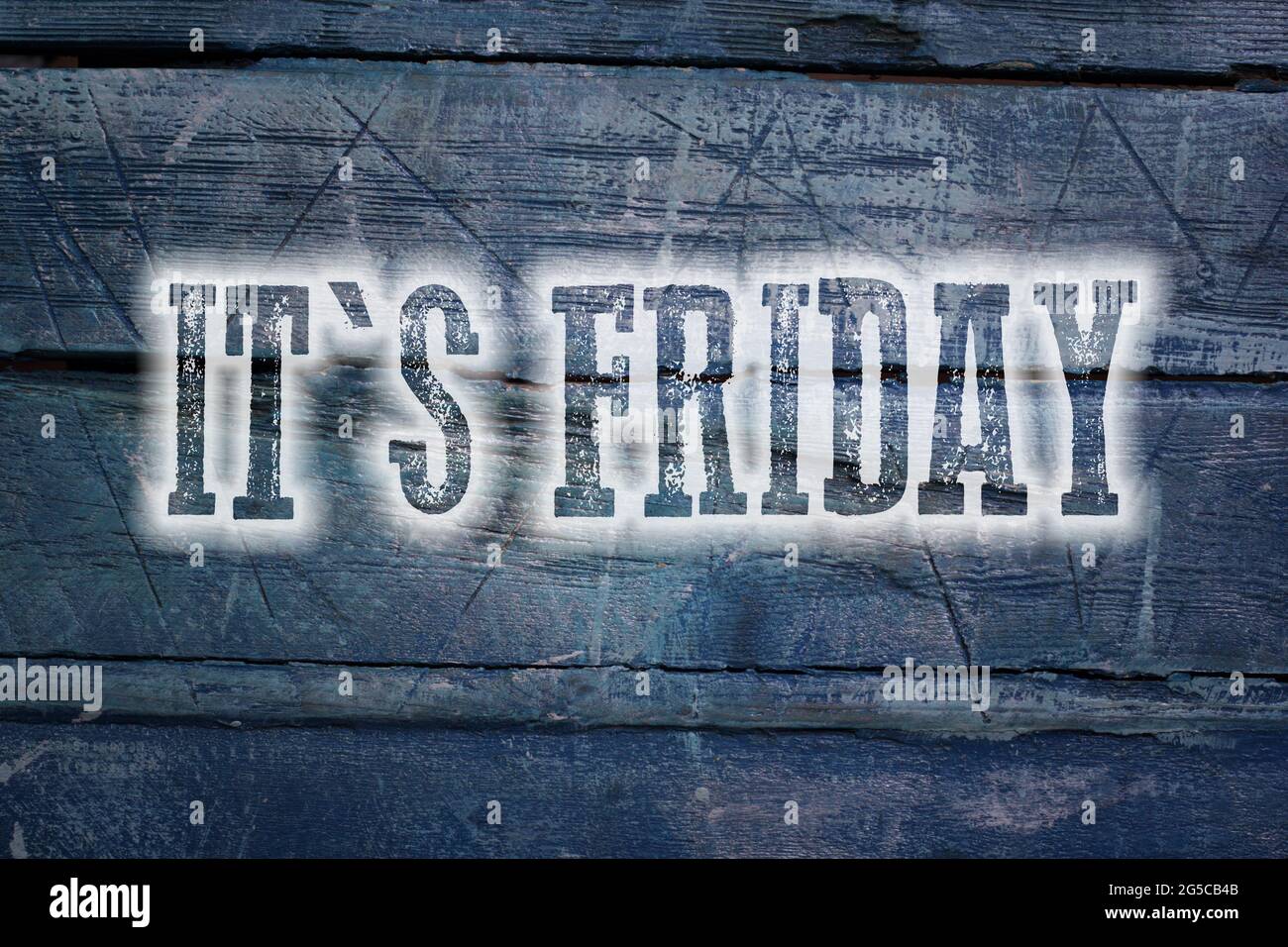 It's Friday Concept text on background Stock Photo - Alamy