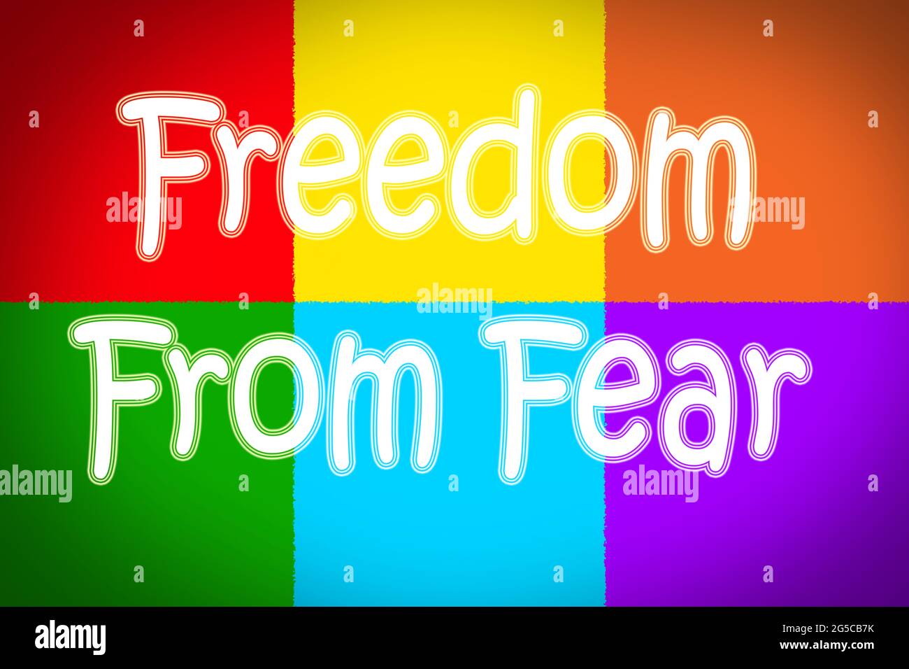 Freedom From Fear Concept text on background Stock Photo Alamy