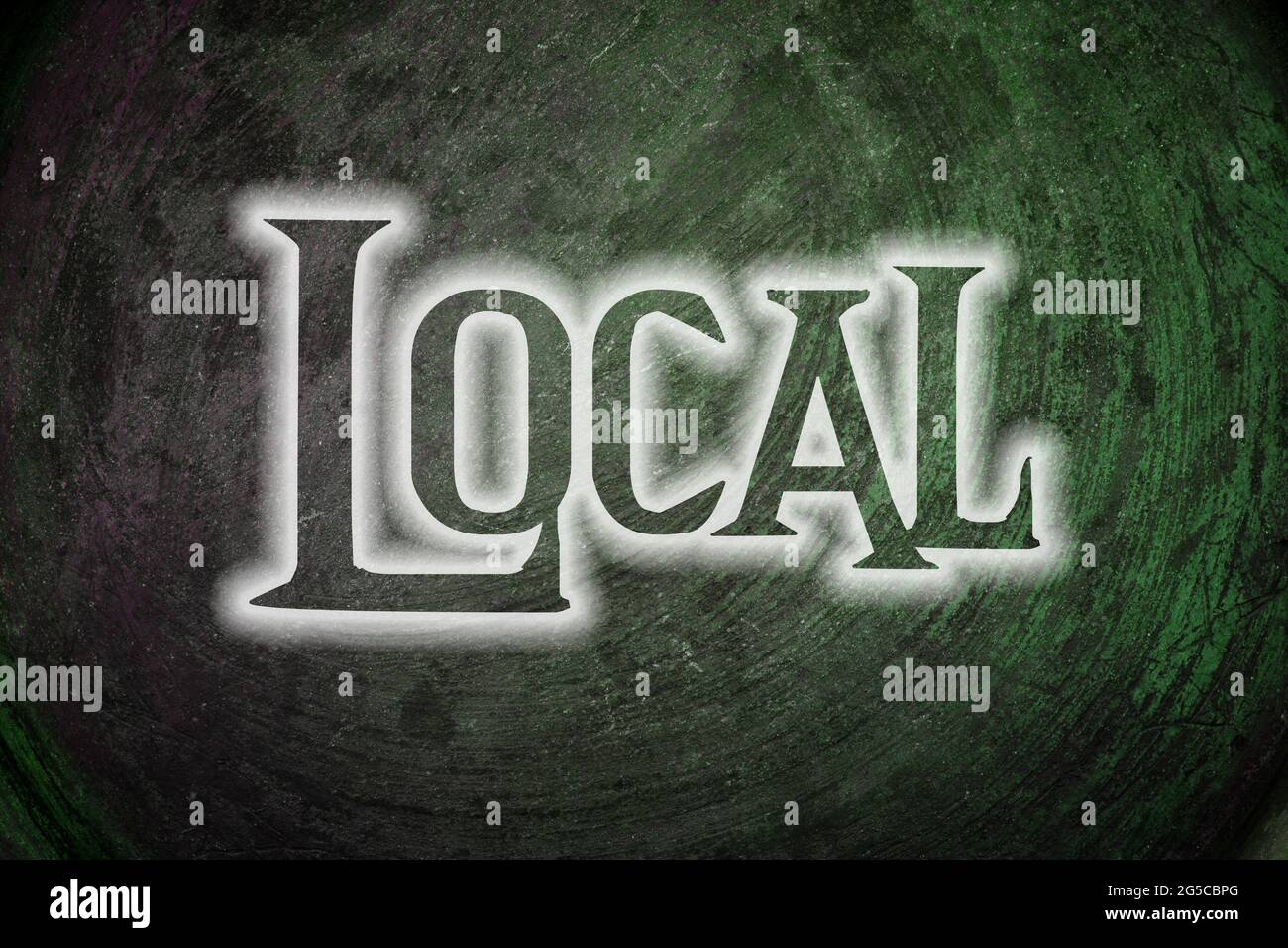 Local Concept text on background Stock Photo - Alamy