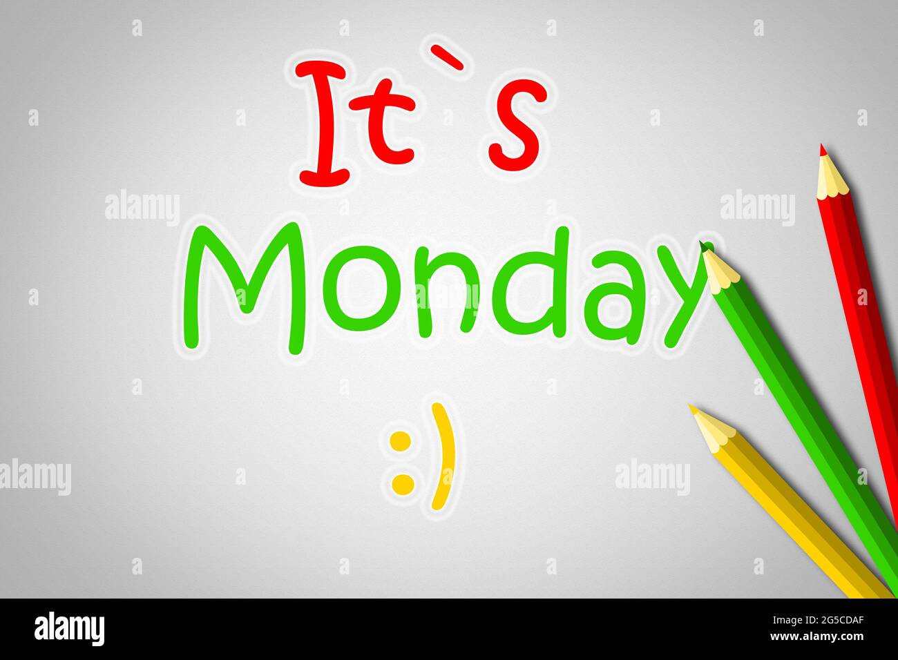 It's Monday Concept Stock Photo - Alamy