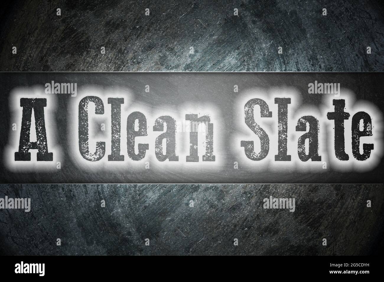 A Clean Slate Concept text on background Stock Photo - Alamy