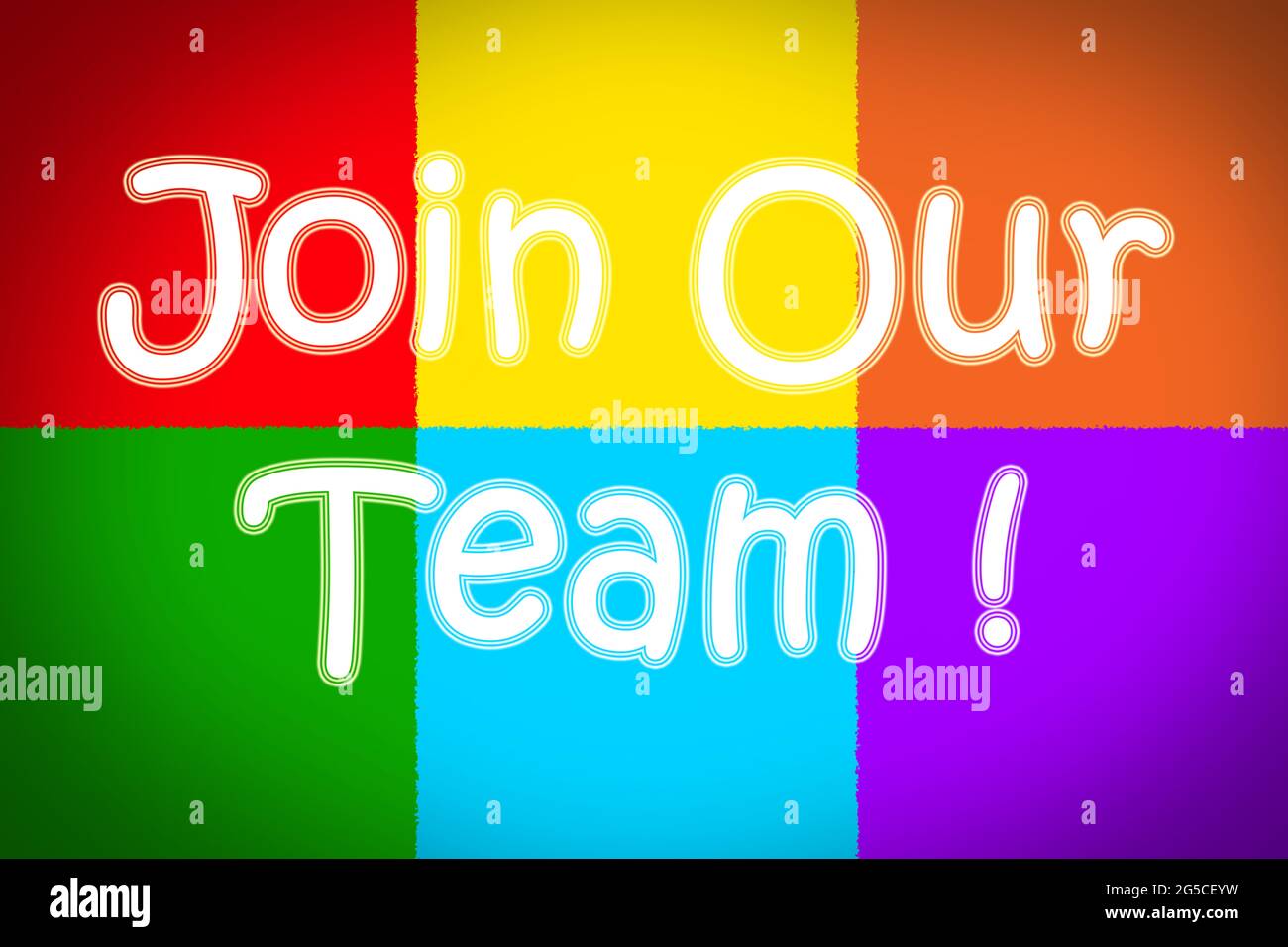 Join Our Team Concept text on background Stock Photo