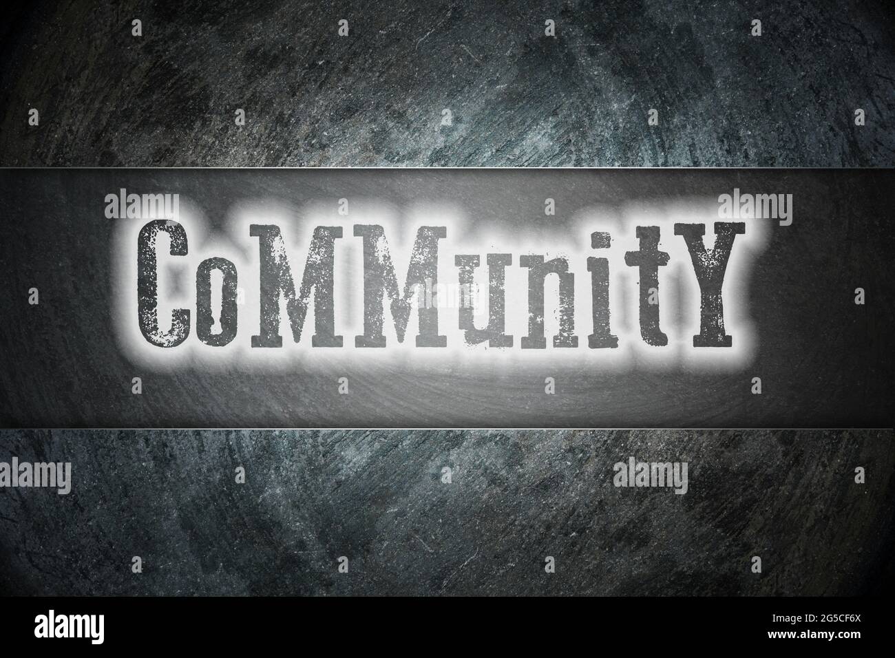 Community Concept text Stock Photo