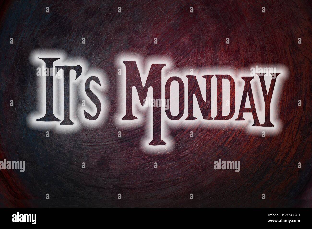 It's Monday Concept text on background Stock Photo - Alamy