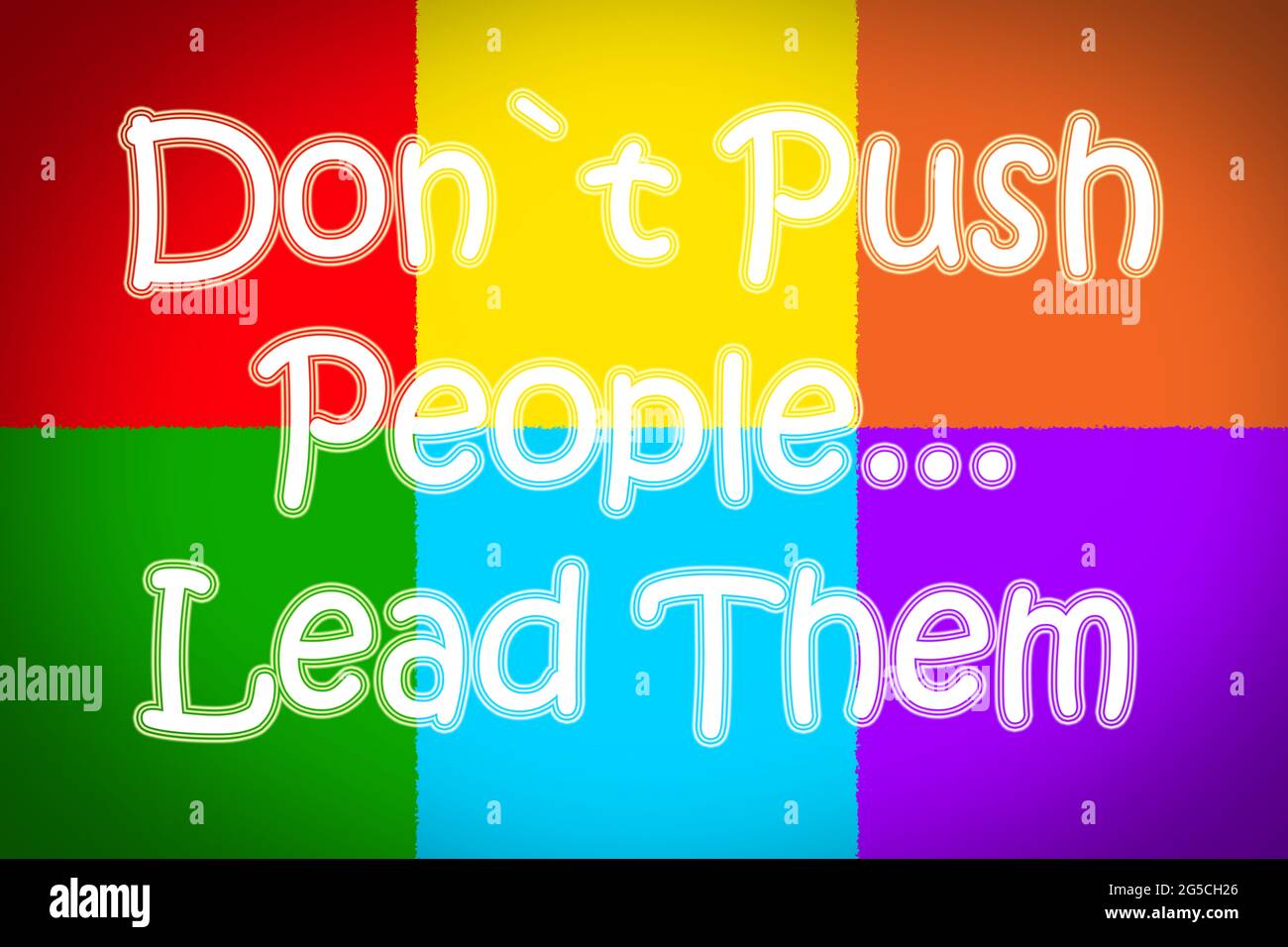 don-t-push-people-lead-them-concept-text-on-background-stock-photo-alamy