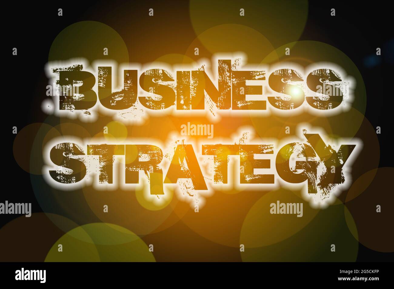 Business strategy Concept text on background Stock Photo - Alamy