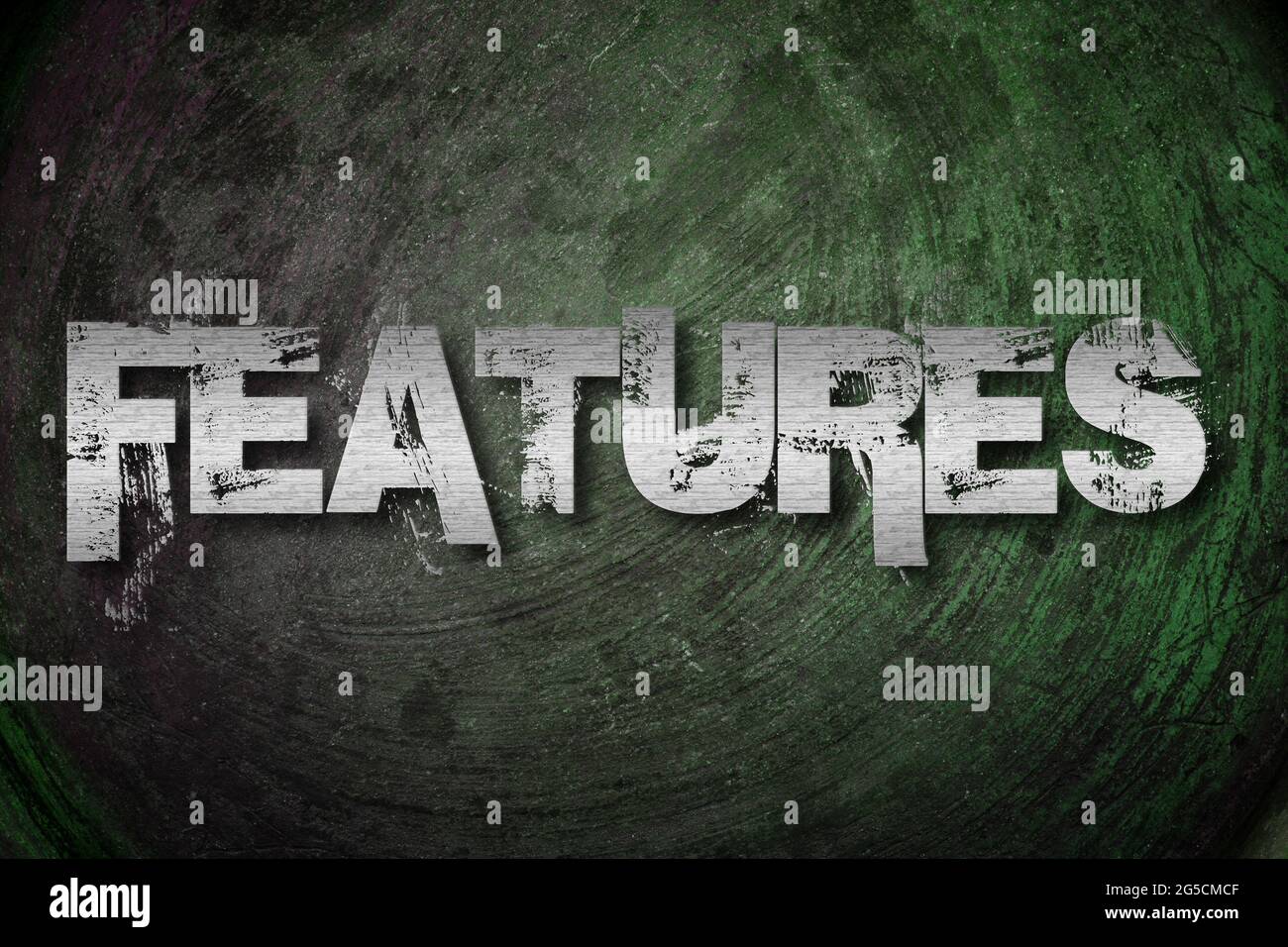 Features Concept text Stock Photo - Alamy