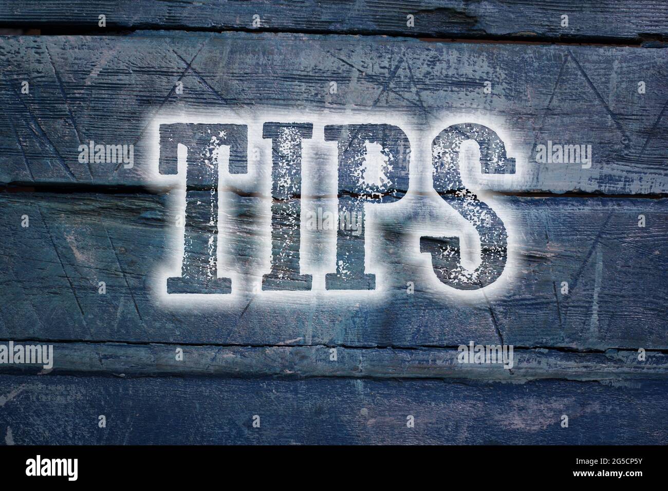 Tips Concept text on background Stock Photo - Alamy