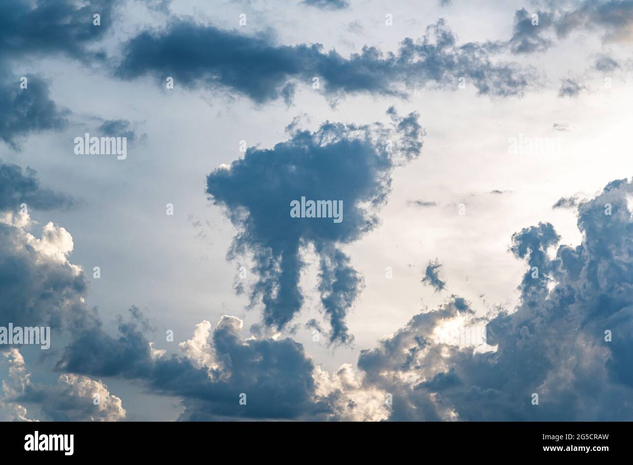 Dramatic cloudy sky as abstract background Stock Photo - Alamy