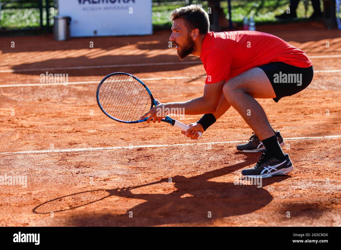 Szymon Walkow during ATP Challenger Milano 2021, Tennis Internationals,  Milan, Italy, 25 Jun 2021 - Photo .LiveMedia/Roberta Corradin Stock Photo -  Alamy