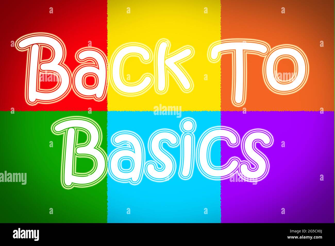 Back To Basics Concept Stock Photo Alamy