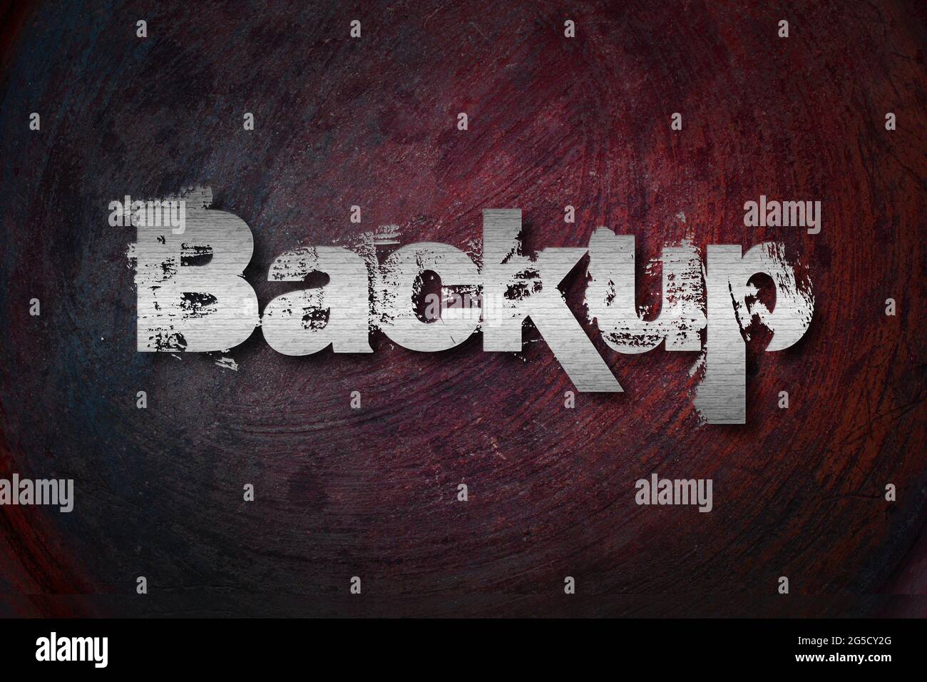 Backup Concept text on background Stock Photo