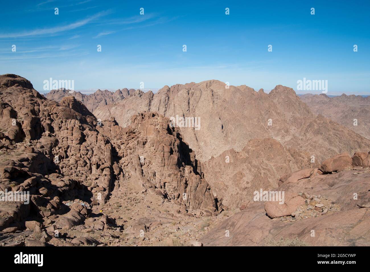 Egypt Sinai The Town Of Saint Catherine Lies 1600m Above Sea Level At The Foot Of The Sinai Mountains Mostly Know For Its Famous Greek Orthodox Mon Stock Photo Alamy