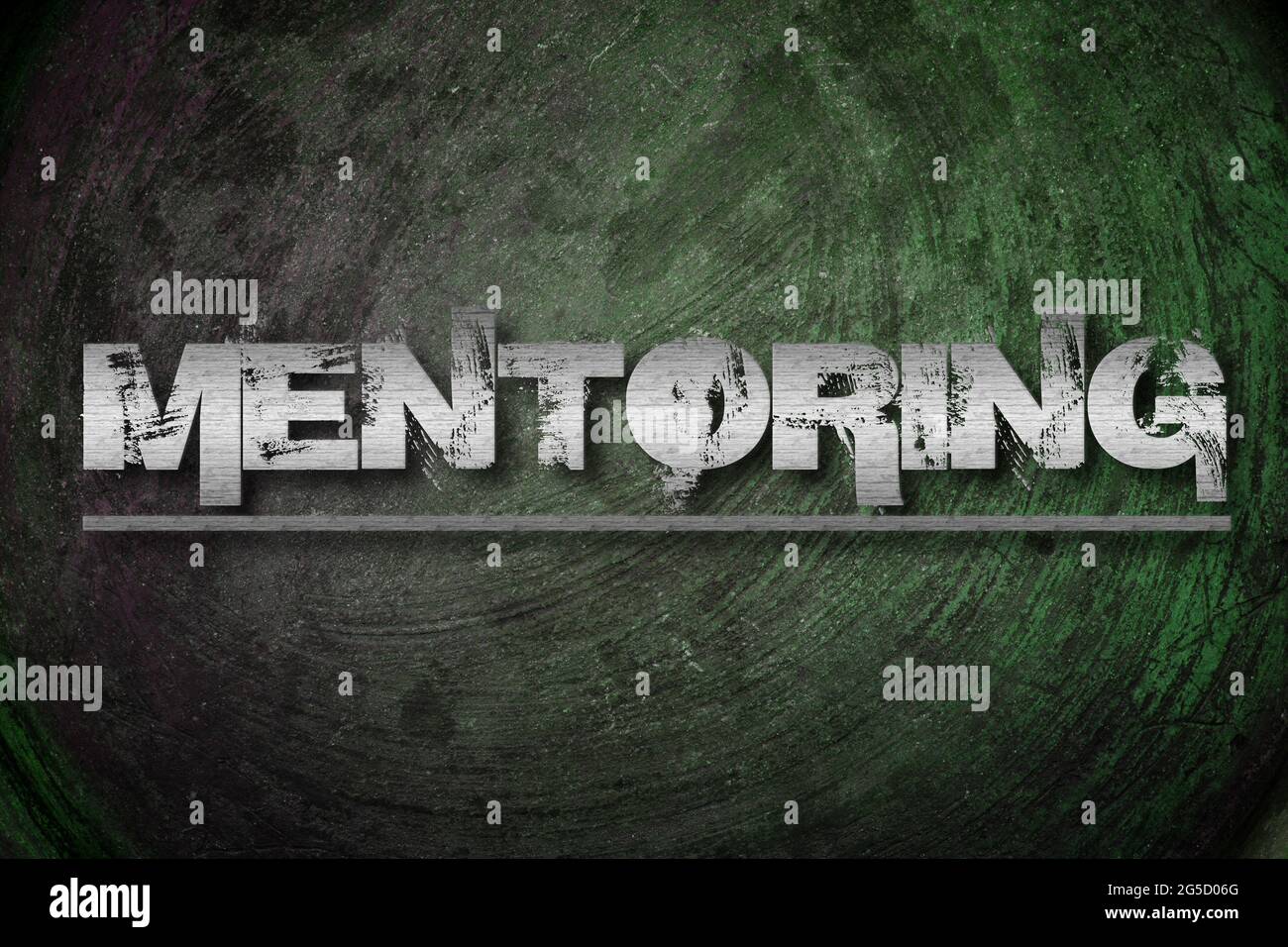 Mentoring Concept text on background Stock Photo