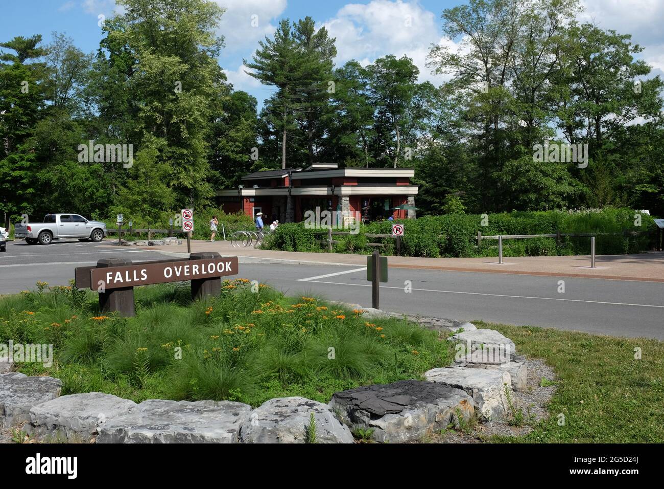 TRUMANSBURG, NEW YORK 20 JUNE 2021 The Visitor Center at the