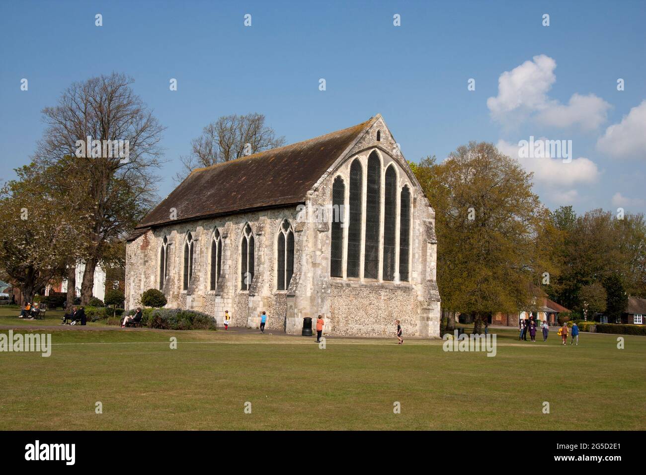 the old guildhall, Priory Park, Chichester, West Sussex, England Stock Photo