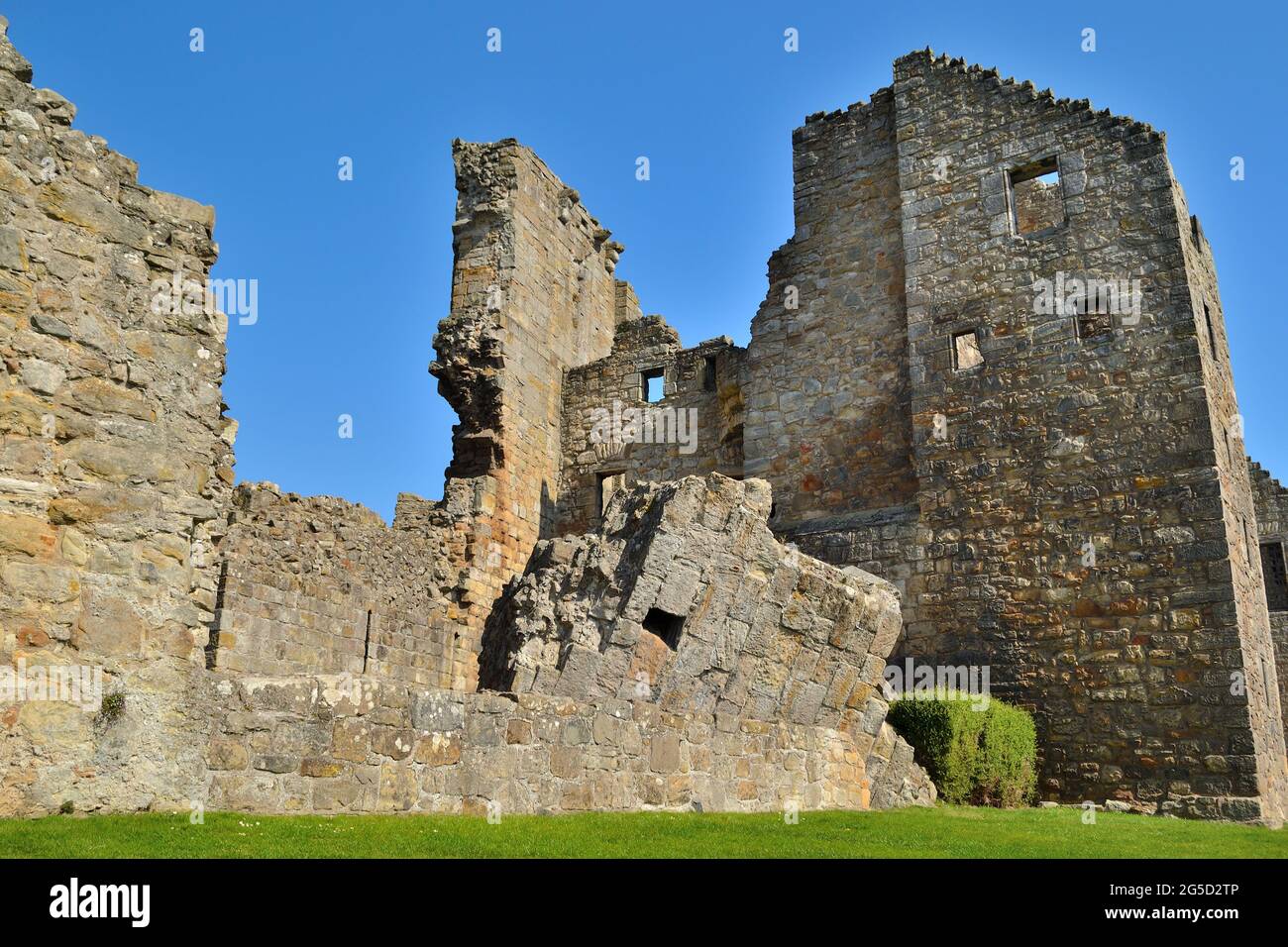 Aberdour Castle Stock Photo