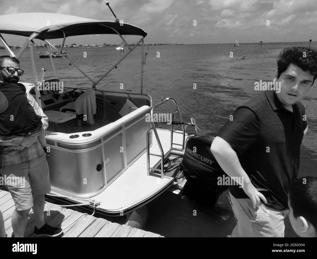 Sarasota, Florida, USA. 22nd June, 2021. Kingfish Boat Ramp, boat launch in Holmes Beach, FL, Anna Maria Sound, Leffis Key, Anna Maria Island. Credit: John Marshall Mantel/ZUMA Wire/Alamy Live News Stock Photo