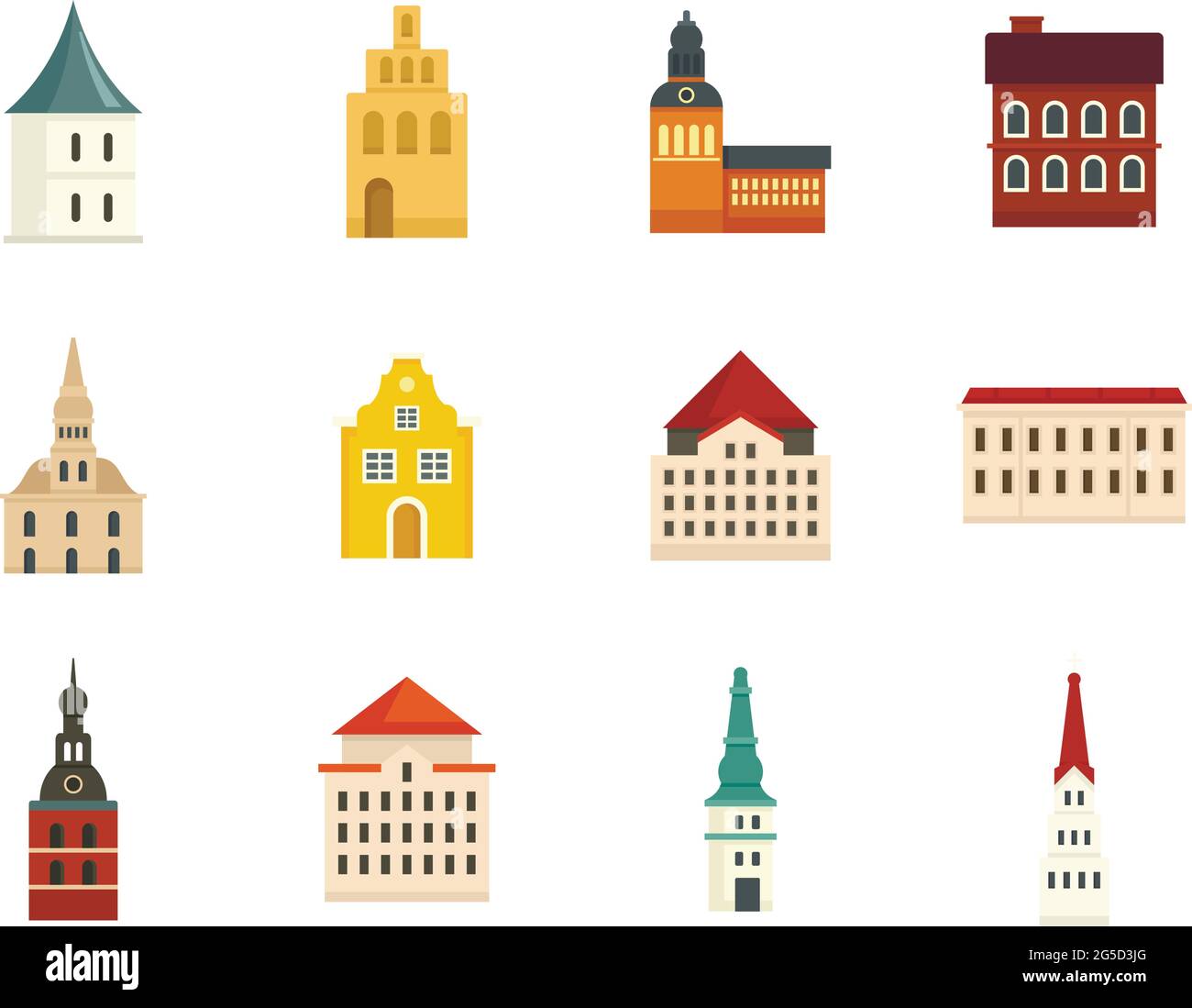City map riga travel Stock Vector Images - Alamy