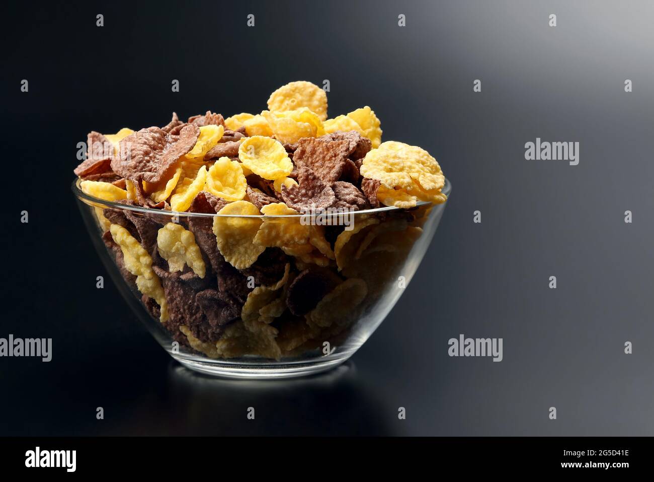 colored corn flakes in a bowl Stock Photo Alamy