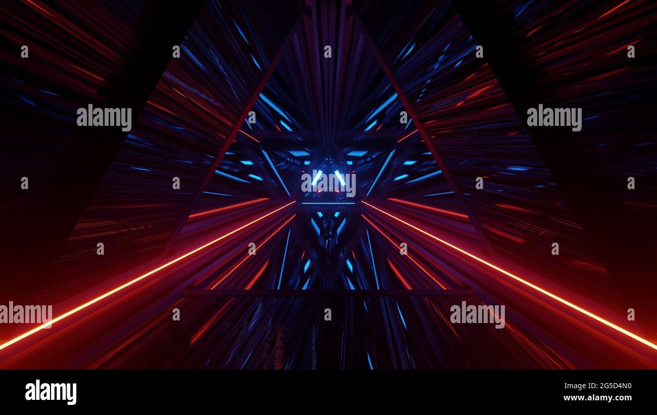 Dark triangle abstraction as 4K UHD 3d illustration Stock Photo - Alamy