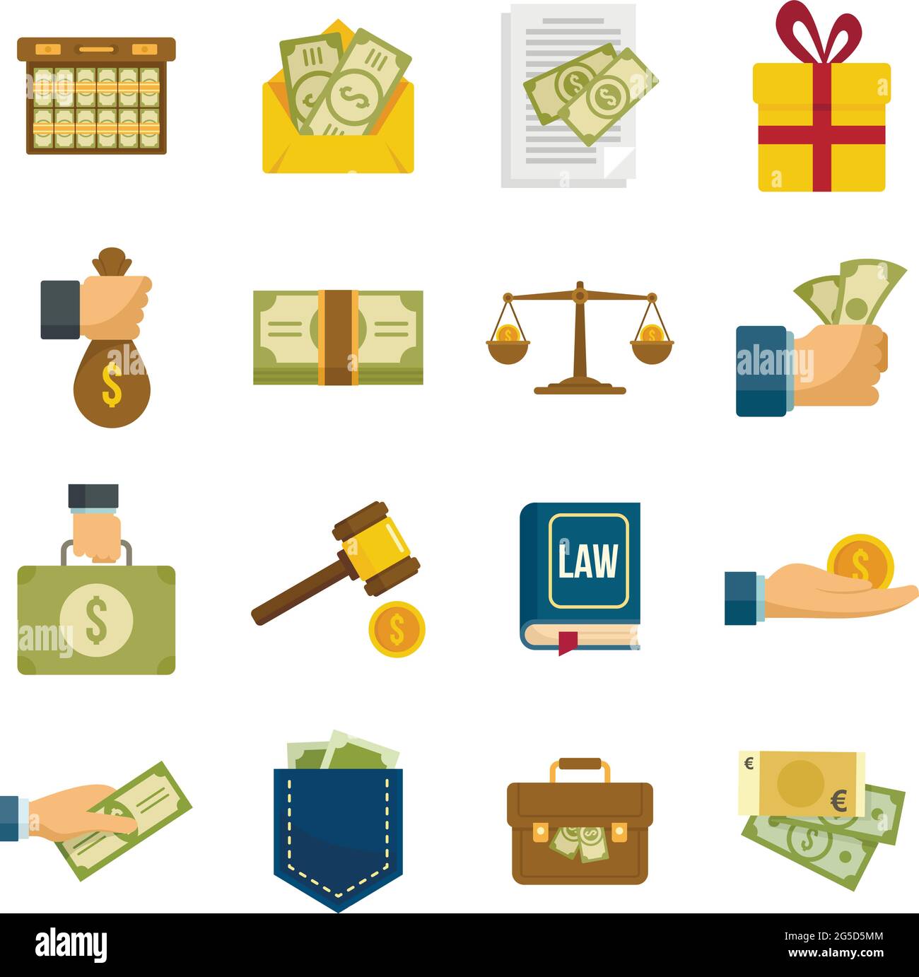 Criminal compensation Stock Vector Images - Alamy