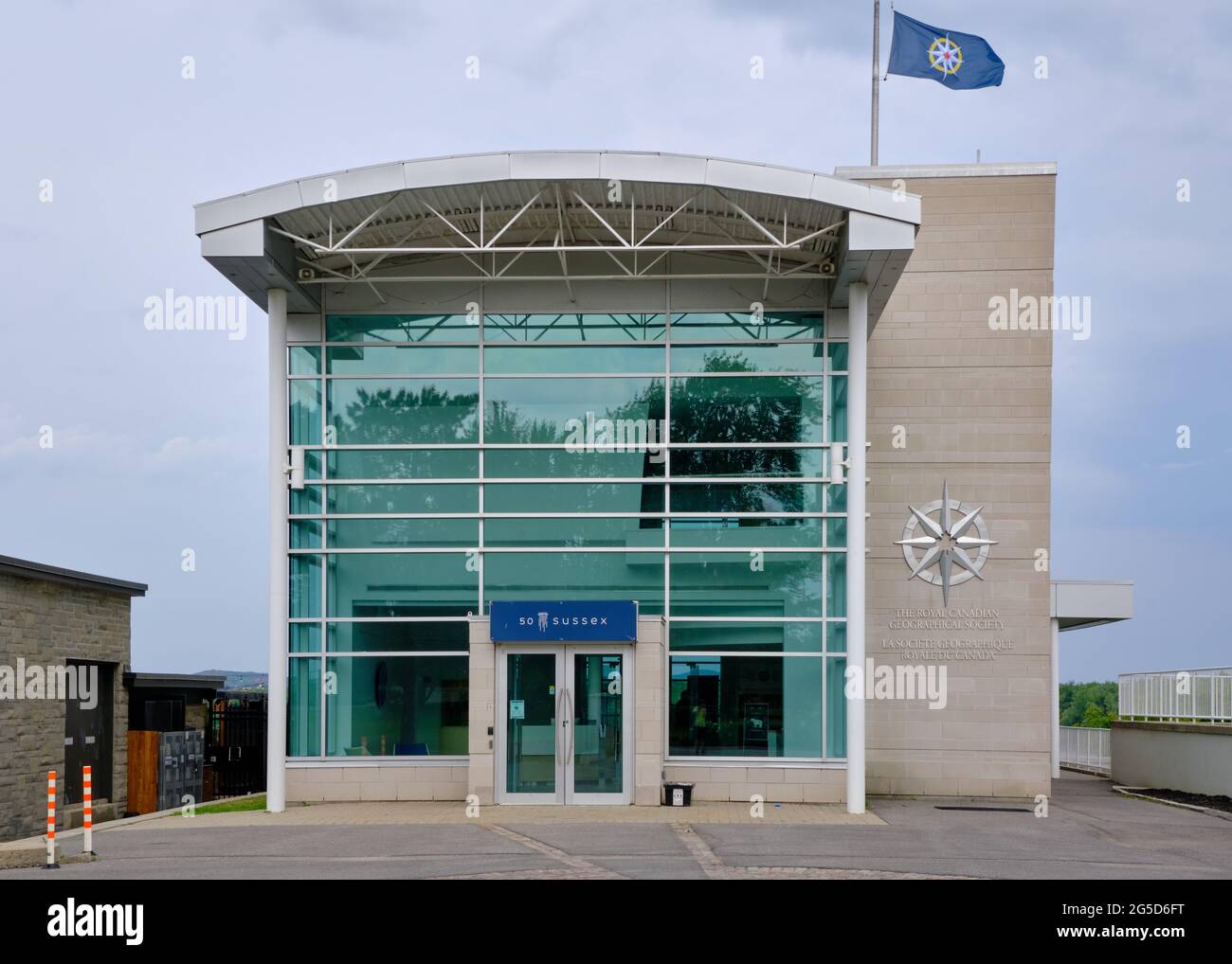The Royal Canadian Geographical Society building at 50 Sussex Drive in Ottawa, Canada Stock Photo