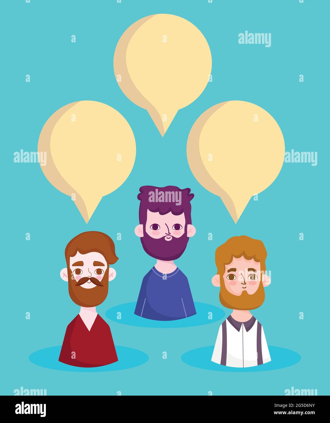 people avatar speech bubble Stock Vector Image & Art - Alamy