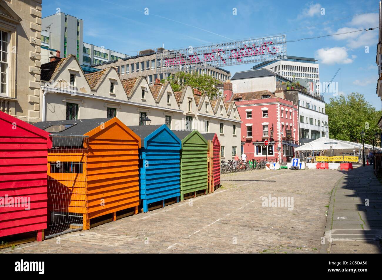 Sheds bright colour hi-res stock photography and images - Alamy