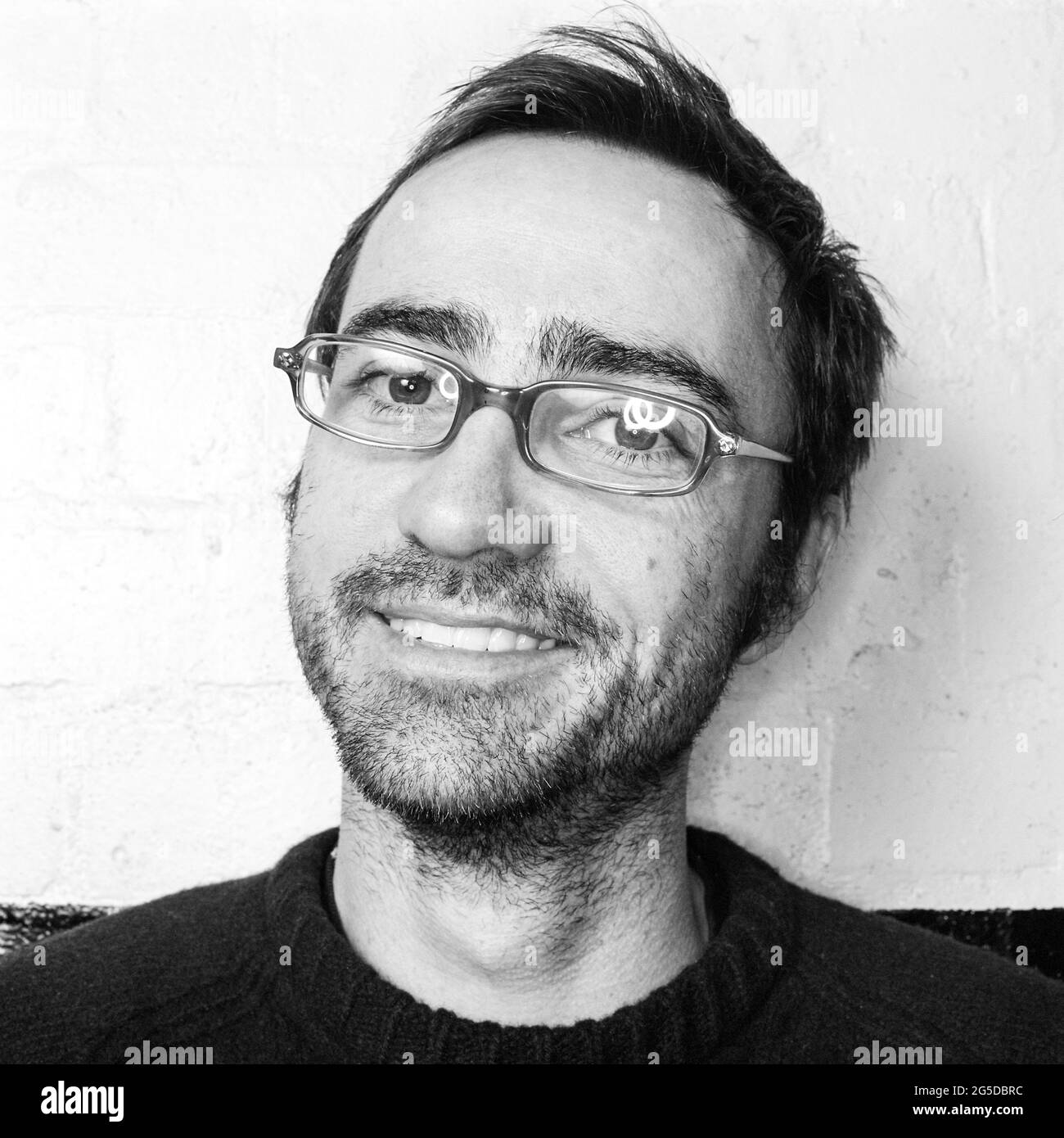 James Mercer musician and lead singer of The Shins, photographed backstage at the Borderline