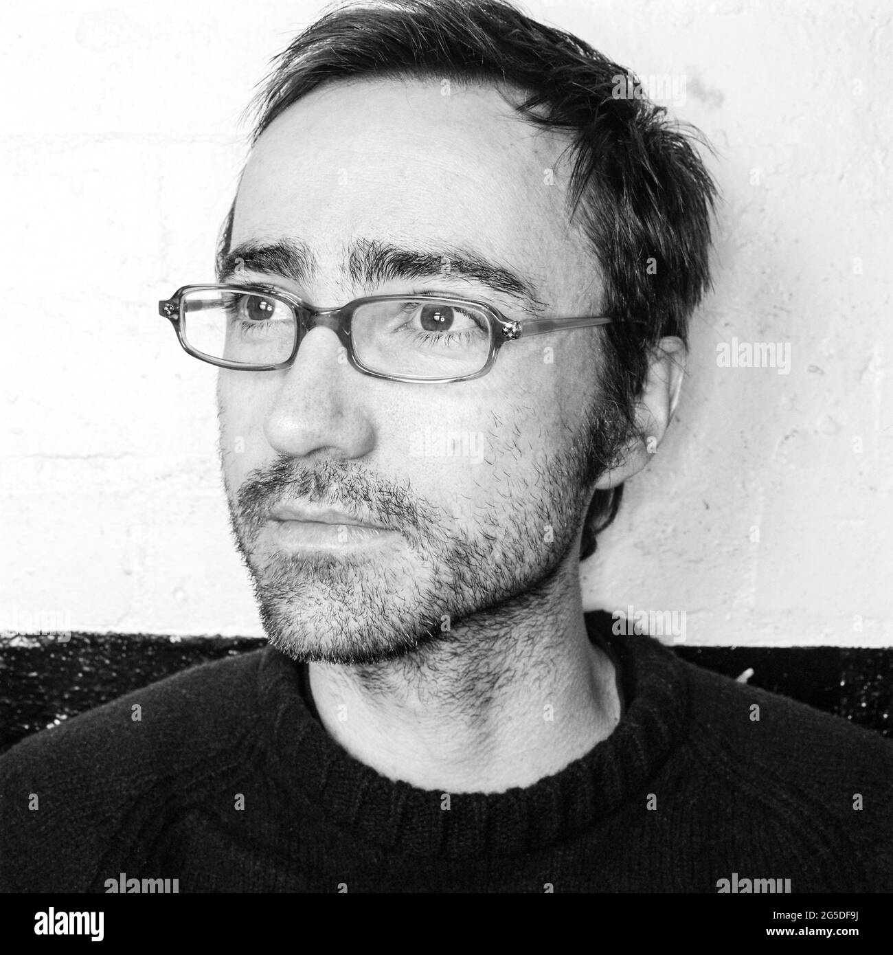 James Mercer musician and lead singer of The Shins, photographed backstage at the Borderline