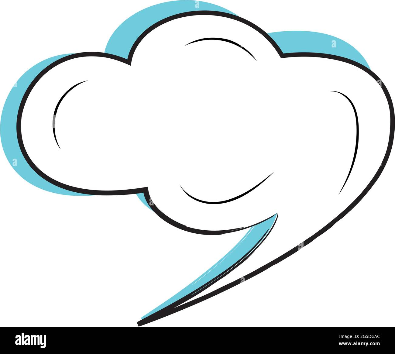 Isolated empty comic bubble chat Stock Vector