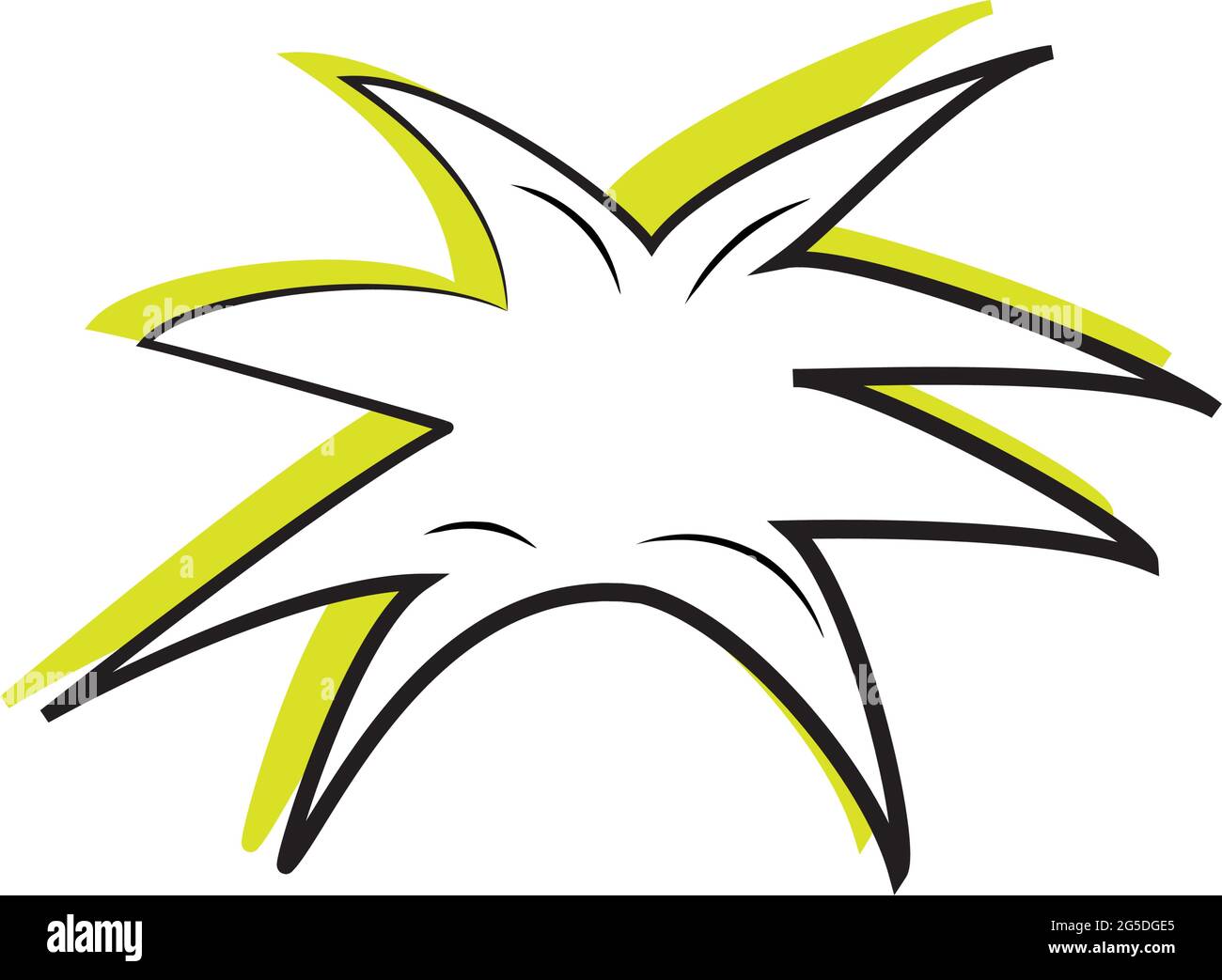 Isolated empty comic bubble chat Stock Vector