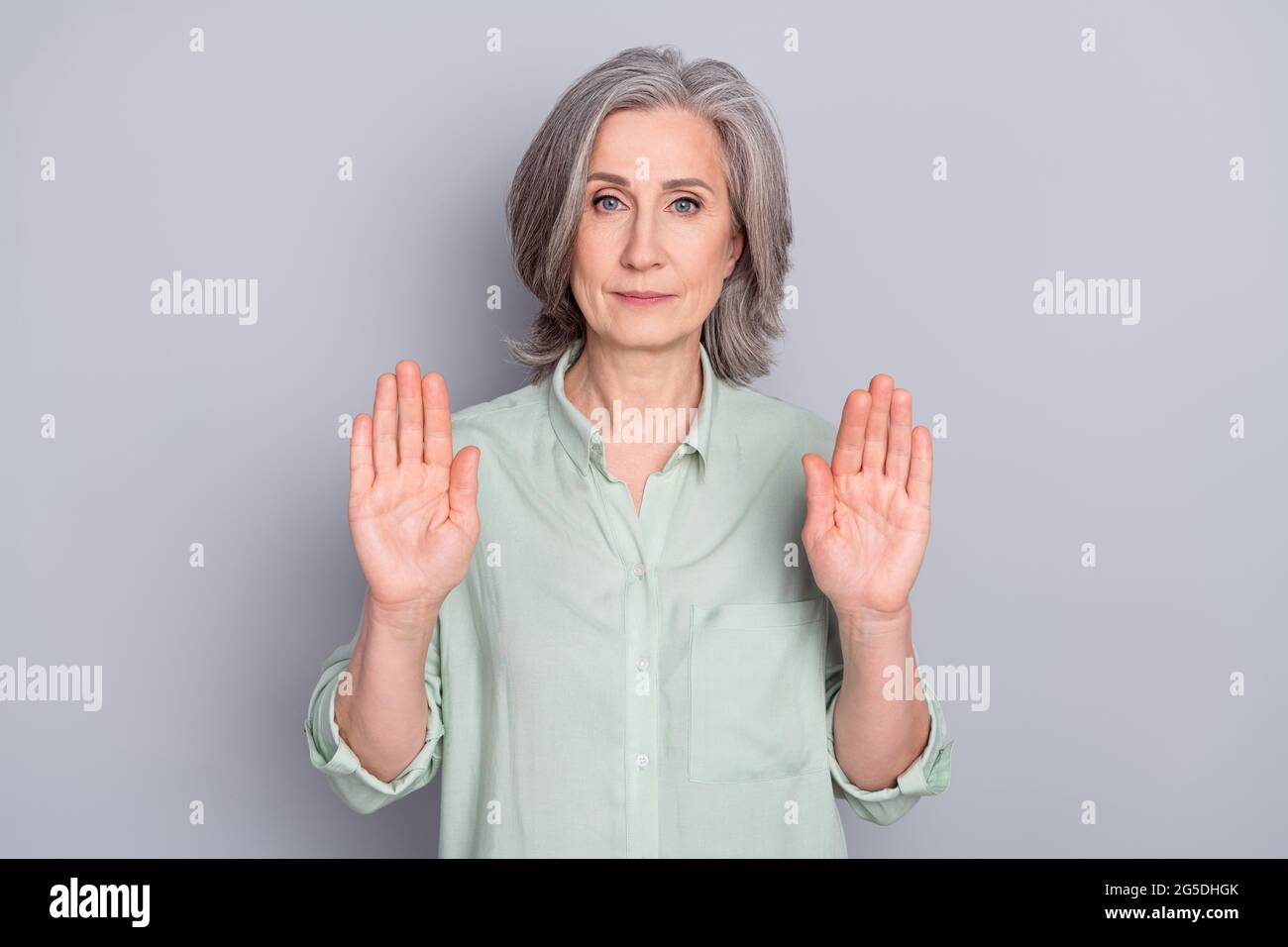 Strict mature woman hi-res stock photography and images - Alamy