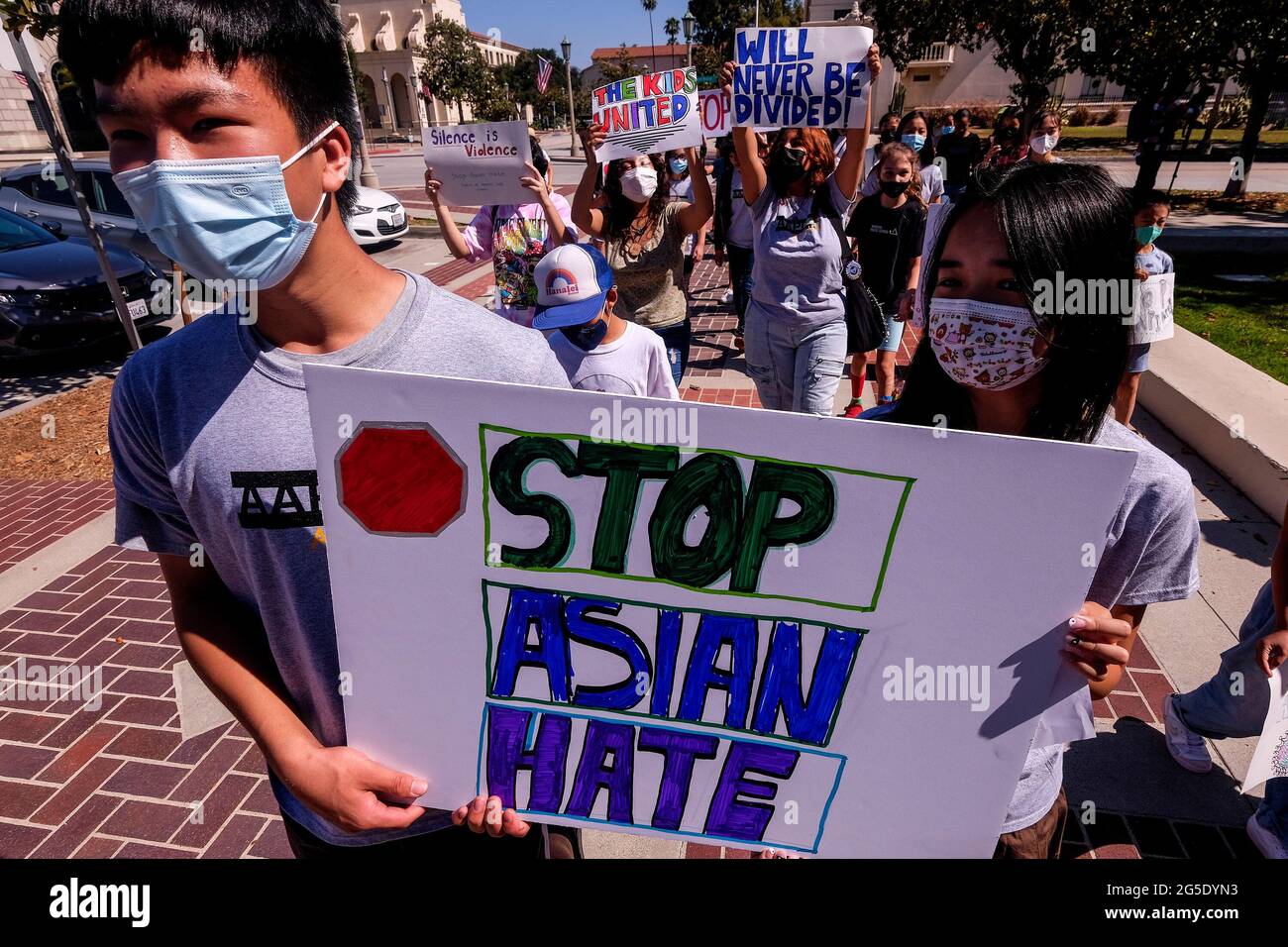 Los Angeles, California, USA. 26th June, 2021. Young Asian Americans ...