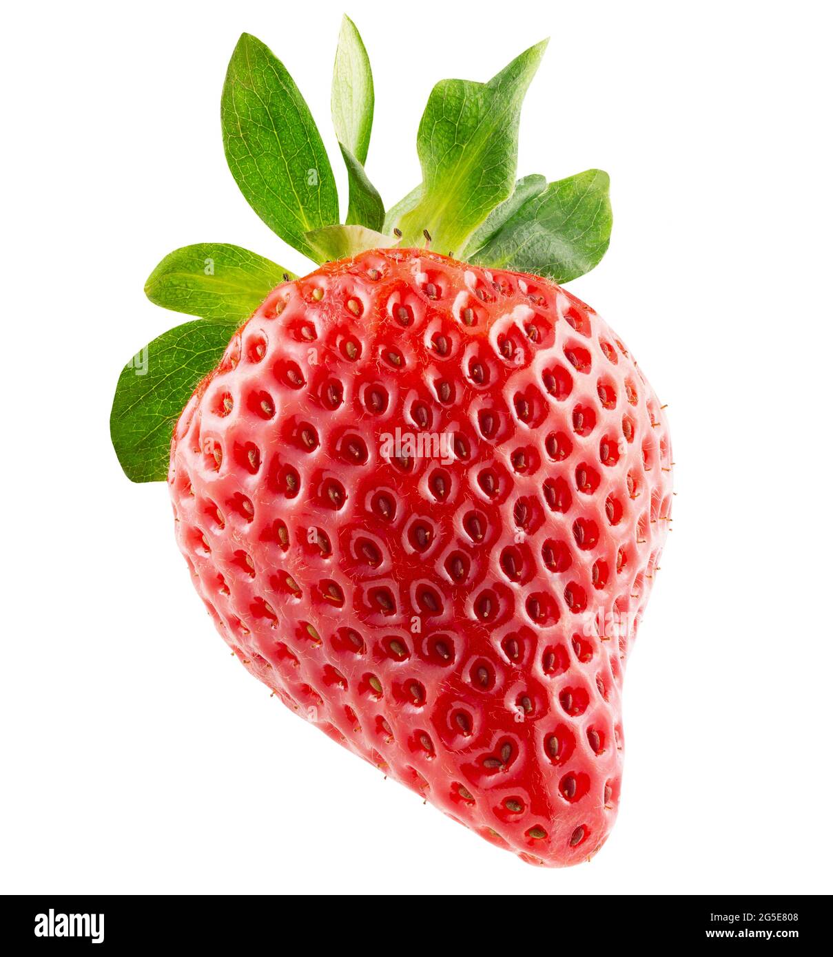 strawberry isolated on a white background Stock Photo - Alamy