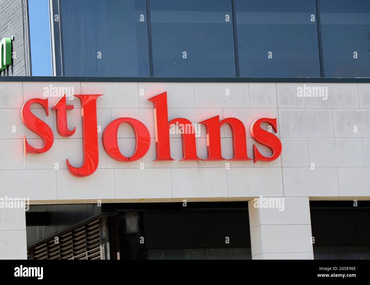St Johns shopping precinct in Liverpool city centre Stock Photo Alamy