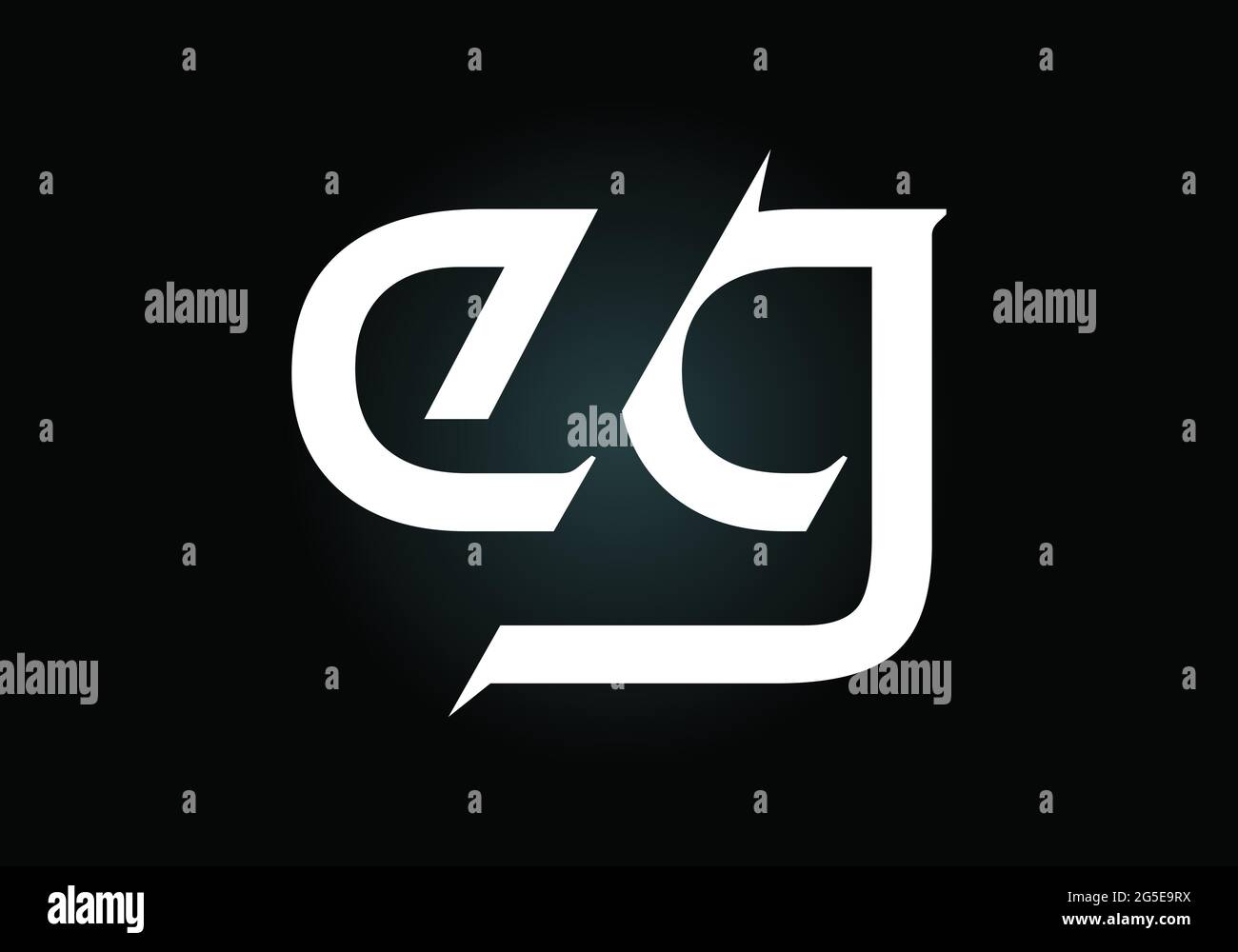 Initial E G Letter Logo With Creative Modern Business Typography Vector ...