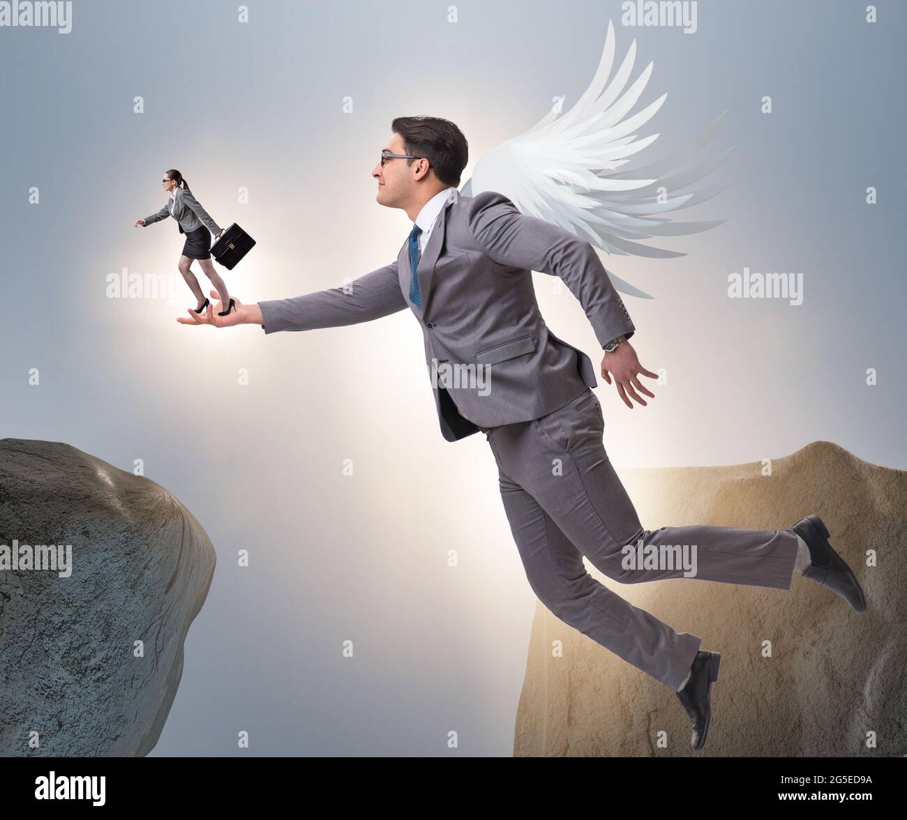 The venture capital concept with angel investor Stock Photo - Alamy