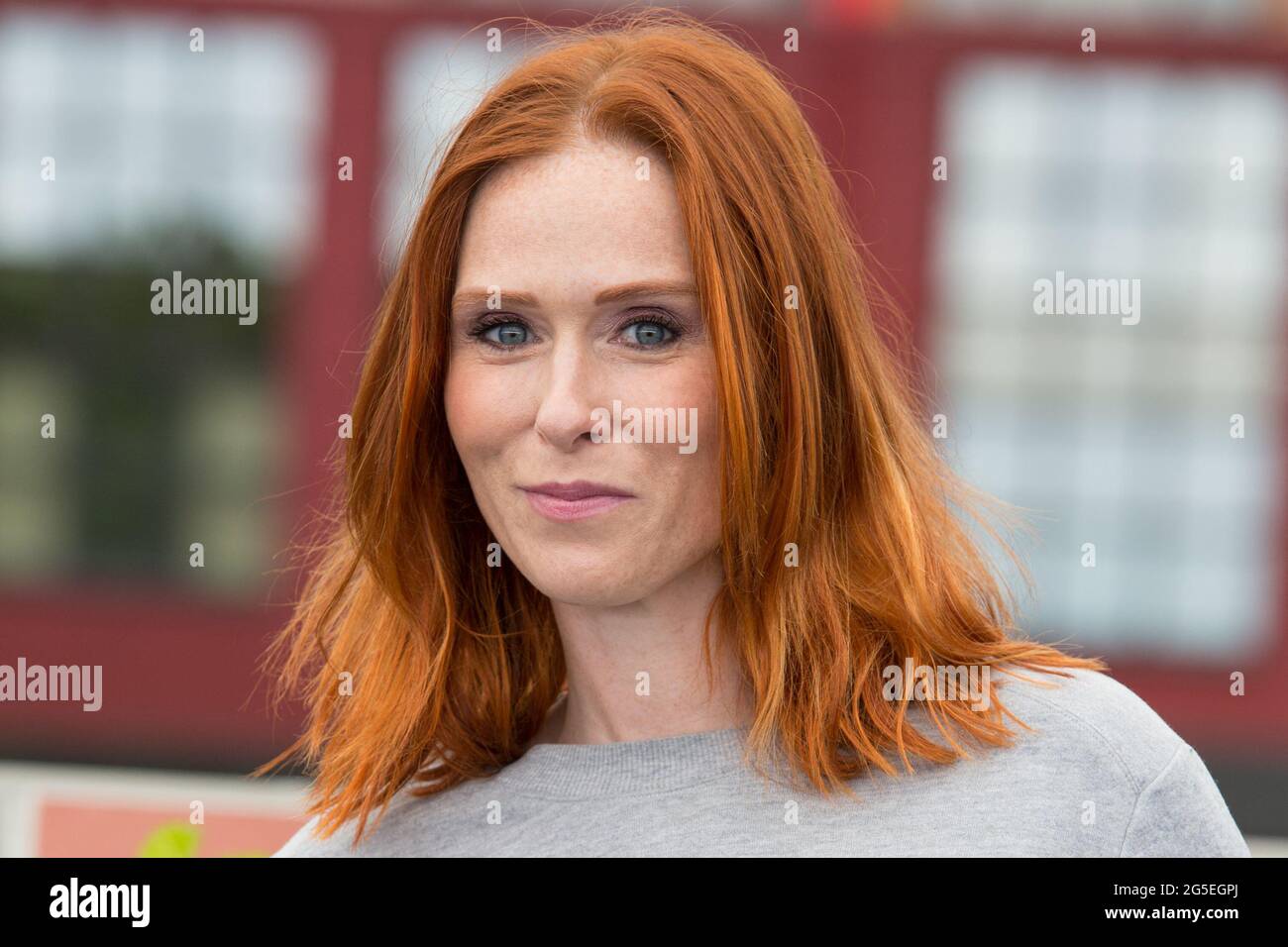 Audrey Fleurot attends the Disney's Hotel New York - The Art of Marvel