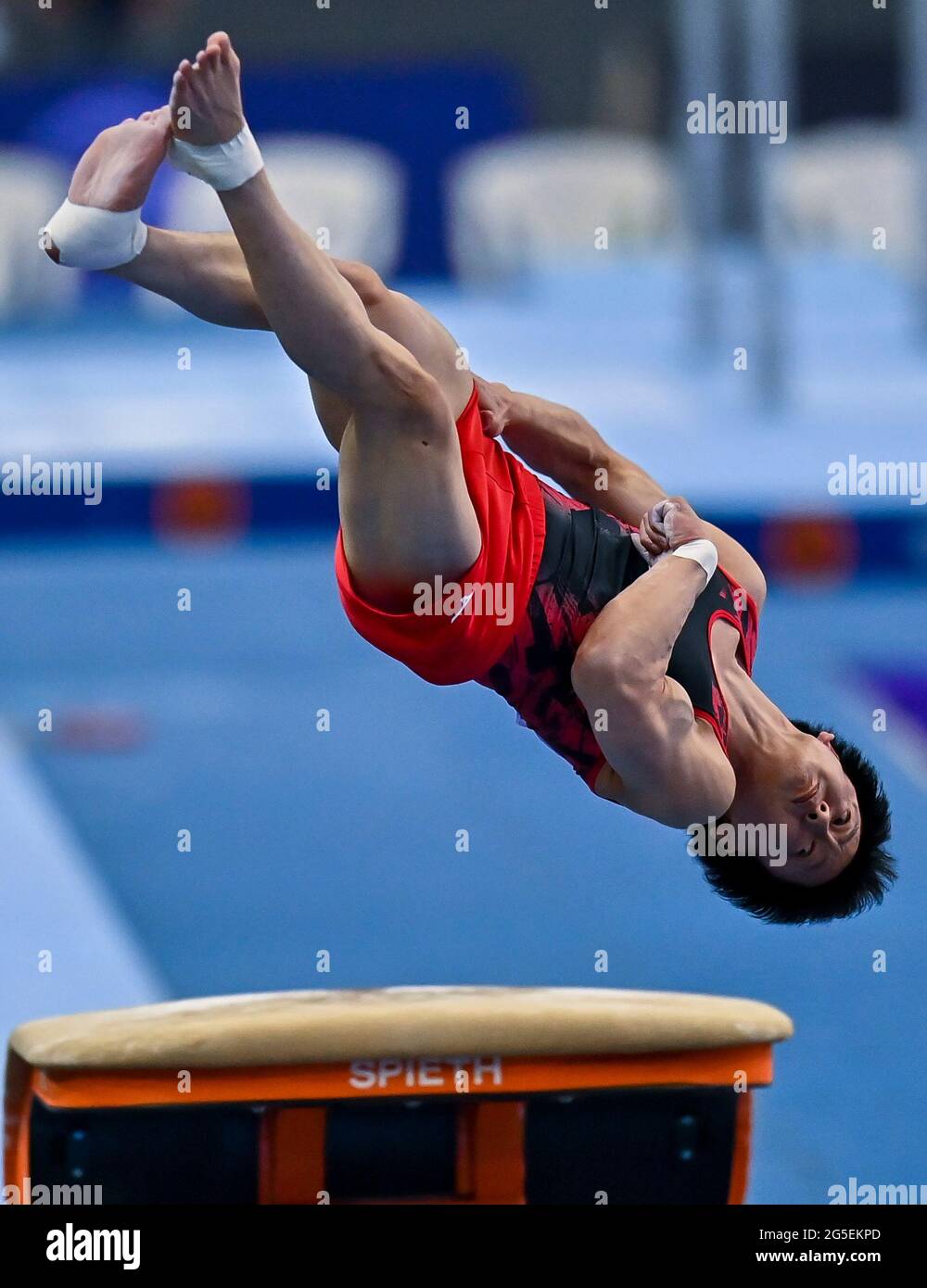Doha, Qatar. 26th June, 2021. Yonekura Hidenobu of Japan competes